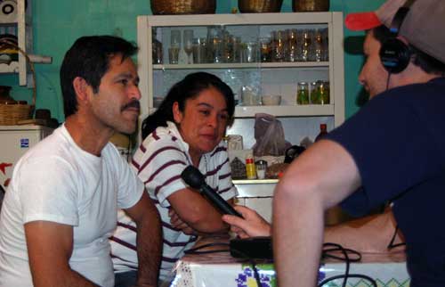 Interviewing Mexican immigrants to Detroit at home in Jalisco.